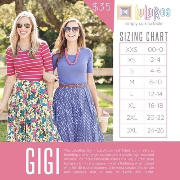 Vintage/Retro Christmas Santa  — SUPER SOFT LulaRoe GIGI -- NEW w/tags! Size: M - Picture 7 of 7